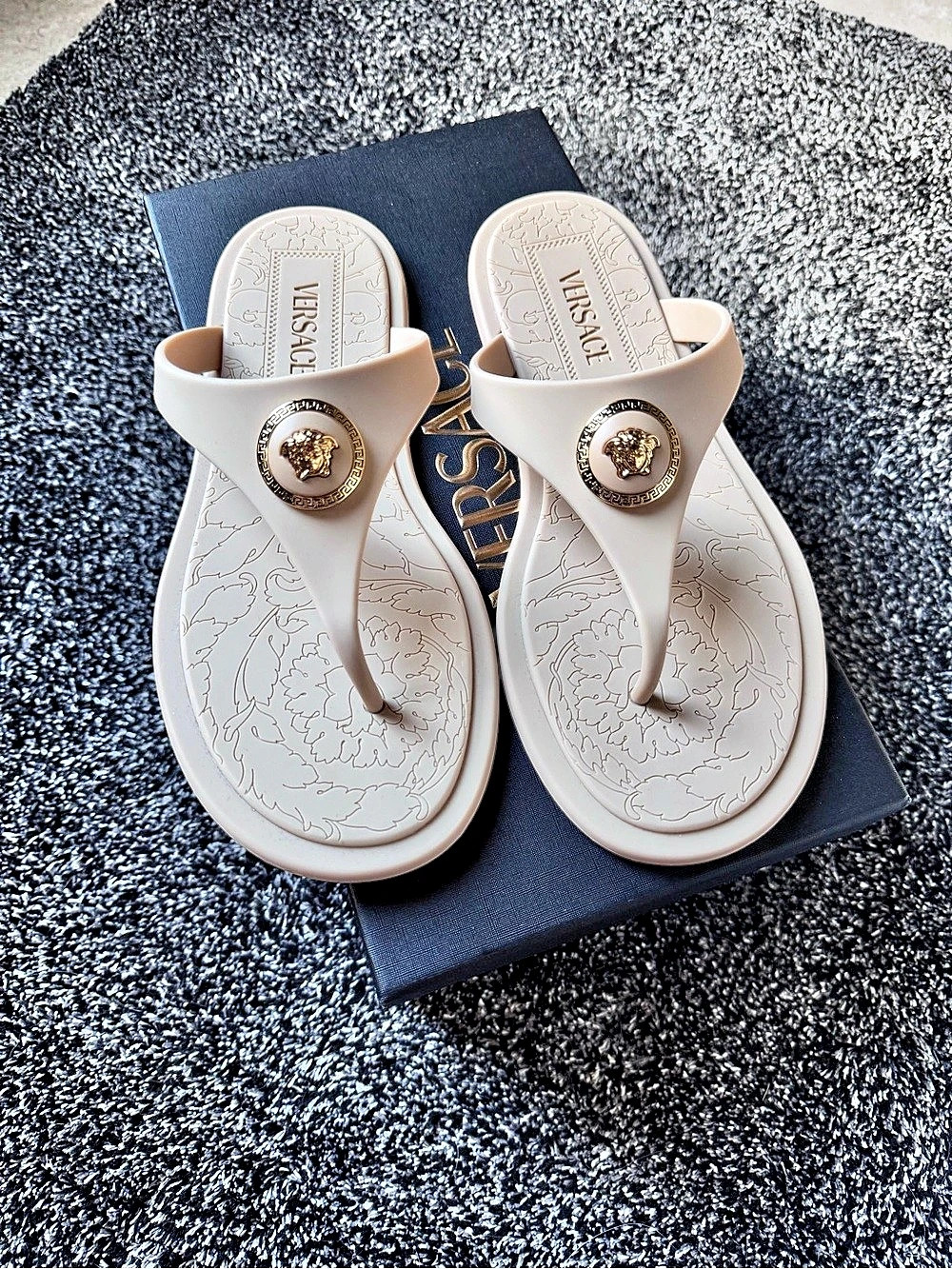 Versace Alia Medusa sandals Cream EU 36